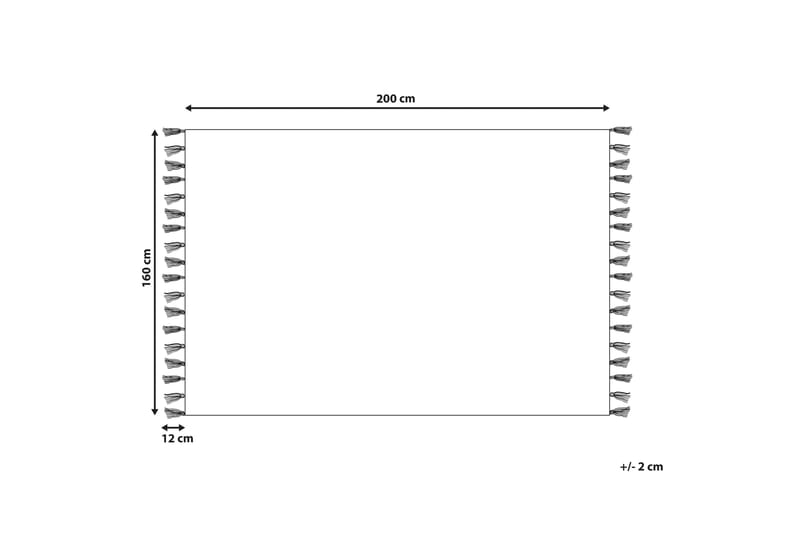Erzincan Bomullsteppe 160x230 cm - Beige - Tekstiler & tepper - Teppe & matte - Moderne matte - Bomullsmatter