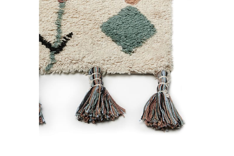 Eskisehir Bomullsteppe 140x200 cm - Beige - Tekstiler & tepper - Teppe & matte - Moderne matte - Bomullsmatter