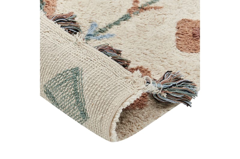 Eskisehir Bomullsteppe 140x200 cm - Beige - Tekstiler & tepper - Teppe & matte - Moderne matte - Bomullsmatter