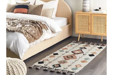 Eskisehir Bomullsteppe 80x150 cm - Beige - Tekstiler & tepper - Teppe & matte - Moderne matte - Bomullsmatter