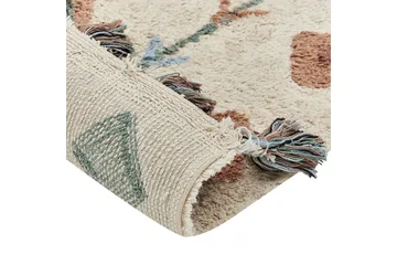 Eskisehir Bomullsteppe 80x150 cm - Beige - Tekstiler & tepper - Teppe & matte - Moderne matte - Bomullsmatter