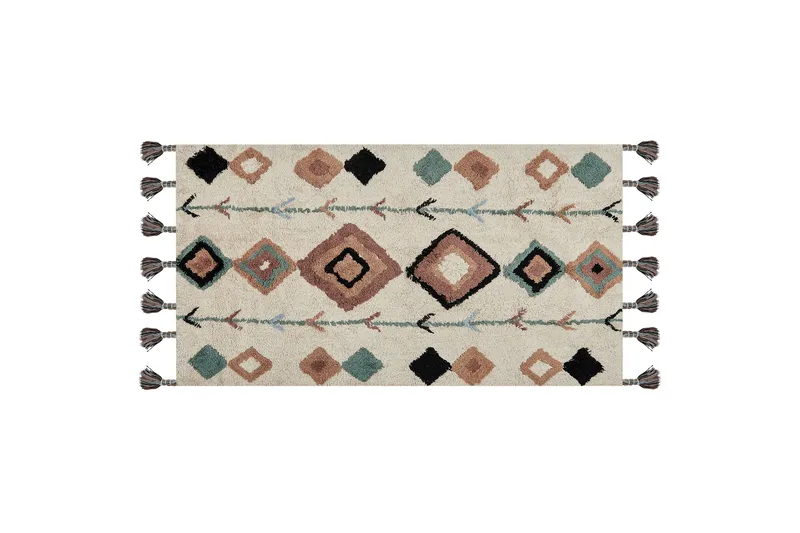 Eskisehir Bomullsteppe 80x150 cm, Beige