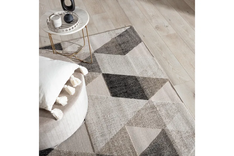 Eustache Ryematte 180x120 cm - Beige - Tekstiler & tepper - Teppe & matte - Moderne matte - Ryetepper