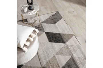 Eustache Ryematte Rektangulær 220x160 cm - Beige - Tekstiler & tepper - Teppe & matte - Moderne matte - Ryetepper