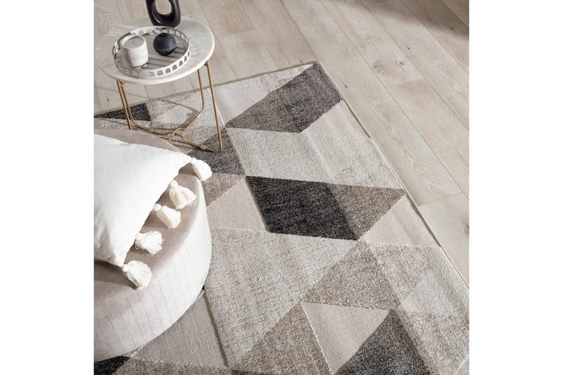 Eustache Ryematte Rektangulær 220x160 cm - Beige - Tekstiler & tepper - Teppe & matte - Moderne matte - Ryetepper