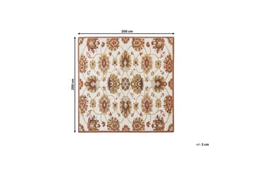 Ezine Ryeteppe 200x200 cm - Beige - Tekstiler & tepper - Teppe & matte - Moderne matte - Ullteppe