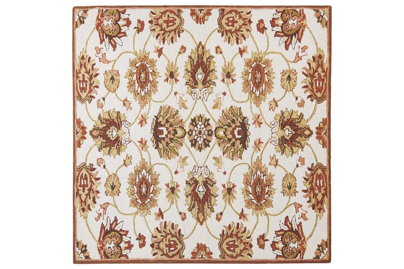 Ezine Ryeteppe 200x200 cm - Beige - Tekstiler & tepper - Teppe & matte - Moderne matte - Ullteppe