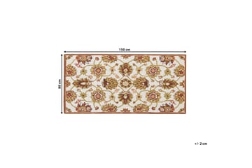 Ezine Ullteppe 80x150 cm Kvadratisk - Beige - Tekstiler & tepper - Teppe & matte - Moderne matte - Ullteppe