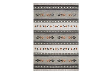 Fagersta Ullteppe 140x200 cm Rektangulært - Grå - Tekstiler & tepper - Teppe & matte - Moderne matte - Ullteppe