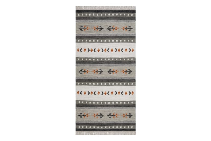 Fagersta Ullteppe 80x200 cm Avlangt - Grå - Tekstiler & tepper - Teppe & matte - Moderne matte - Ullteppe