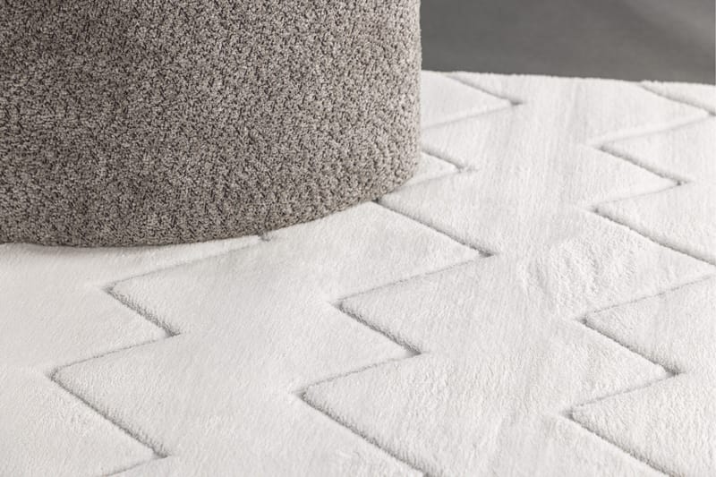 Fia Wiltonteppe 200x290 cm - Hvit - Tekstiler & tepper - Teppe & matte - Moderne matte - Friezematte