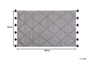 Hohstadt Matte 140x200 cm - Brun - Tekstiler & tepper - Teppe & matte - Moderne matte - Filleryer