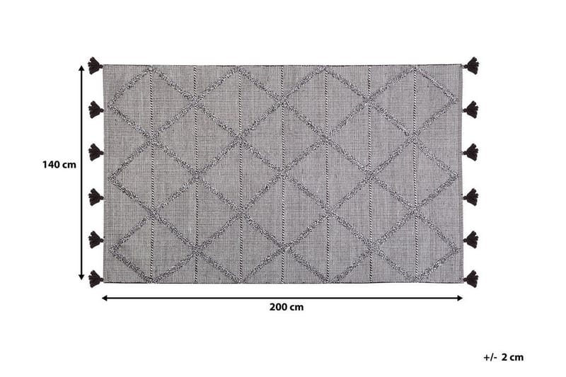 Hohstadt Matte 140x200 cm - Brun - Tekstiler & tepper - Teppe & matte - Moderne matte - Filleryer