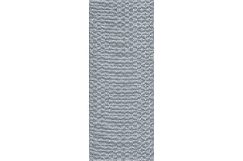 Rutteteppe Søt 170x250 cm Blå - Horredsmattan - Filleryer - Små tepper