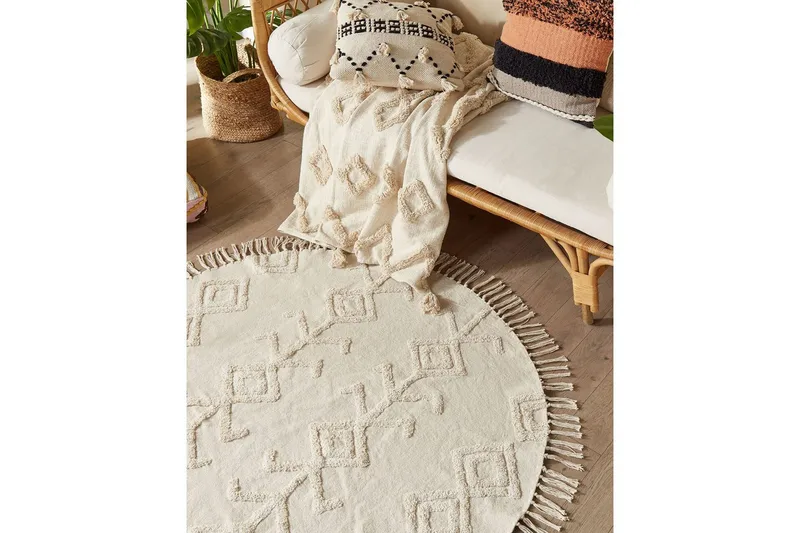 Flatvevd Harran - Tekstiler & tepper - Teppe & matte - Moderne matte - Bomullsmatter