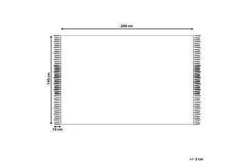 Flatvevd Tozakli - 140x200 cm - Tekstiler & tepper - Teppe & matte - Moderne matte - Filleryer
