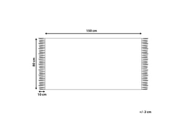 Flatvevd Tozakli - 80x150 cm - Tekstiler & tepper - Teppe & matte - Moderne matte - Filleryer