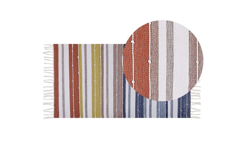 Flatvevd Tozakli - 80x150 cm - Tekstiler & tepper - Teppe & matte - Moderne matte - Filleryer