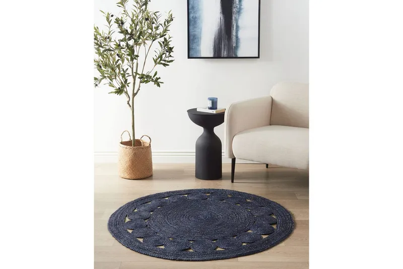 Flatvevet Koyunlu - Blå - Tekstiler & tepper - Teppe & matte - Moderne matte - Jutematter & hampematter