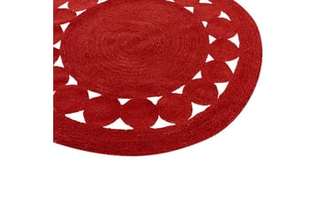 Flatvevet Koyunlu - Rød - Tekstiler & tepper - Teppe & matte - Moderne matte - Jutematter & hampematter