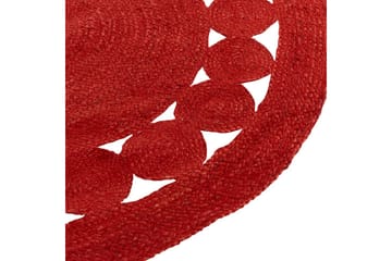 Flatvevet Koyunlu - Rød - Tekstiler & tepper - Teppe & matte - Moderne matte - Jutematter & hampematter