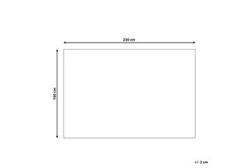 Flatvevet Sinankoy - 160x230 cm - Tekstiler & tepper - Teppe & matte - Moderne matte - Jutematter & hampematter