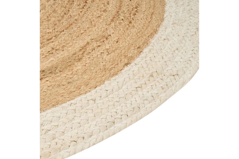 Flatvevet Yayalar - Beige, hvit - Tekstiler & tepper - Teppe & matte - Moderne matte - Jutematter & hampematter