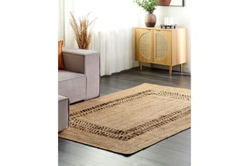 Flatvevet Yenikoy - 160x230 cm - Tekstiler & tepper - Teppe & matte - Moderne matte - Jutematter & hampematter