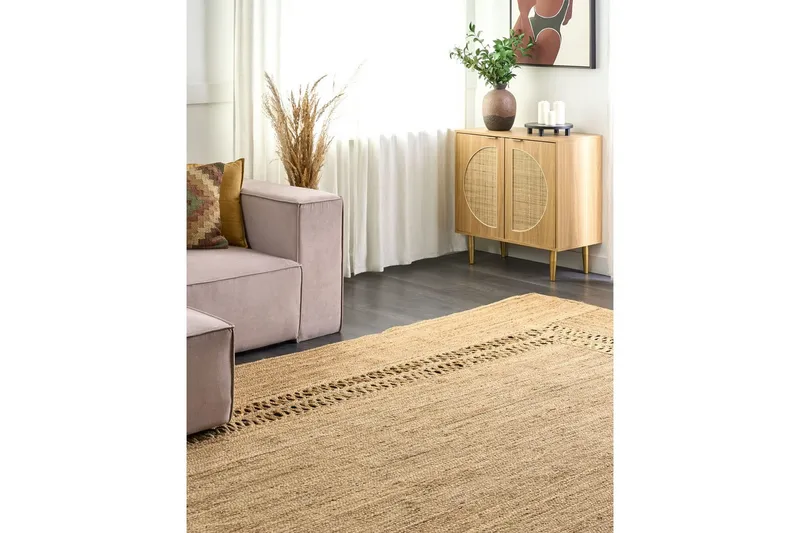 Flatvevet Yenikoy - 300x400 cm - Tekstiler & tepper - Teppe & matte - Moderne matte - Jutematter & hampematter