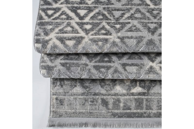 Gangmatte Naveena 80x150 cm Rektangulær - Grå/Creme - Tekstiler & tepper - Teppe & matte - Moderne matte - Gangmatter