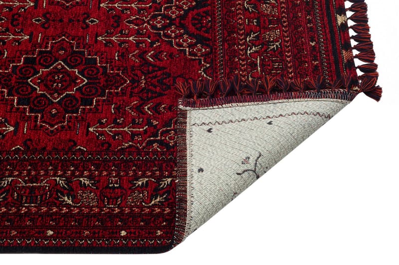 Gangmatte Noriyasu 80x150 cm Rektangulær - Rød - Tekstiler & tepper - Teppe & matte - Moderne matte - Friezematte