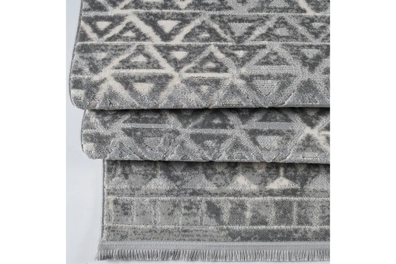 Naveena Wiltonteppe 120x170 cm Rektangulær - Grå/Creme - Tekstiler & tepper - Teppe & matte - Moderne matte - Friezematte