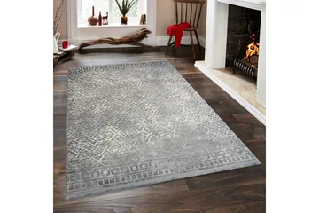 Naveena Wiltonteppe 120x170 cm Rektangulær - Grå/Creme - Tekstiler & tepper - Teppe & matte - Moderne matte - Friezematte