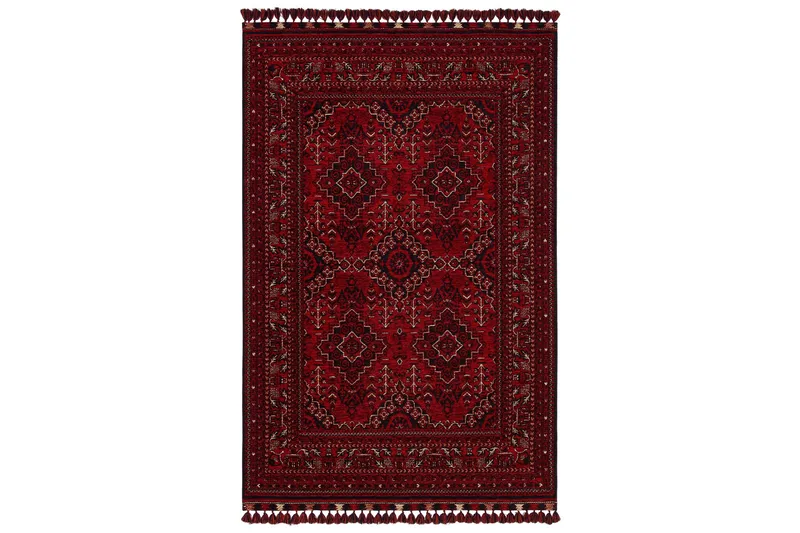 Noriyasu Gangmatte 80x150 cm Rektangulær - Rød - Tekstiler & tepper - Teppe & matte - Moderne matte - Friezematte