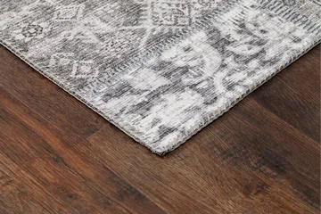 Patchwork Wiltonmatte 200x290 cm Rektangulær - Sølv - Tekstiler & tepper - Teppe & matte - Moderne matte - Friezematte