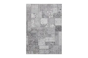 Patchwork Wiltonmatte 200x290 cm Rektangulær - Sølv - Tekstiler & tepper - Teppe & matte - Moderne matte - Friezematte