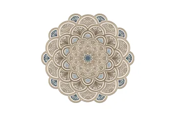 Rafat Gangmatte 100x100 cm Rektangulær - Krem - Tekstiler & tepper - Teppe & matte - Moderne matte - Friezematte