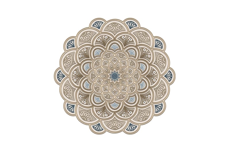 Rafat Gangmatte 100x100 cm Rektangulær - Krem - Tekstiler & tepper - Teppe & matte - Moderne matte - Friezematte