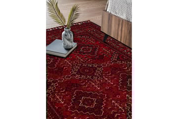 Wiltonteppe Noritoshi 160x230 cm Rektangulær - Rød - Tekstiler & tepper - Teppe & matte - Moderne matte - Friezematte