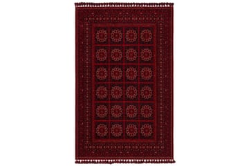 Wiltonteppe Noritoshi 160x230 cm Rektangulær - Rød - Tekstiler & tepper - Teppe & matte - Moderne matte - Friezematte