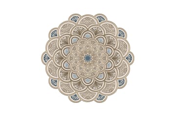 Wiltonteppe Rafi 180x180 cm Rektangulær - Creme - Tekstiler & tepper - Teppe & matte - Moderne matte - Gangmatter