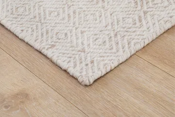 Gåsöga Ullteppe 140x200 cm Rektangulær - Beige - Tekstiler & tepper - Teppe & matte - Moderne matte - Ullteppe