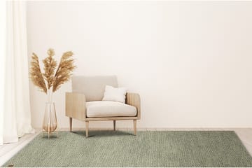 Gåsöga Ullteppe 160x230 cm Rektangulær - Grønn - Tekstiler & tepper - Teppe & matte - Moderne matte - Ullteppe