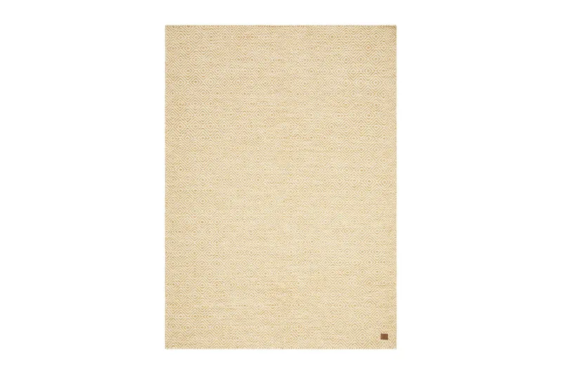 Gåsöga Ullteppe 200x300 cm Rektangulær, Gul