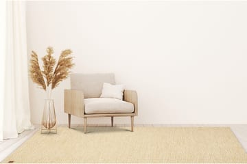 Gåsöga Ullteppe 200x300 cm Rektangulær - Gul - Tekstiler & tepper - Teppe & matte - Moderne matte - Ullteppe