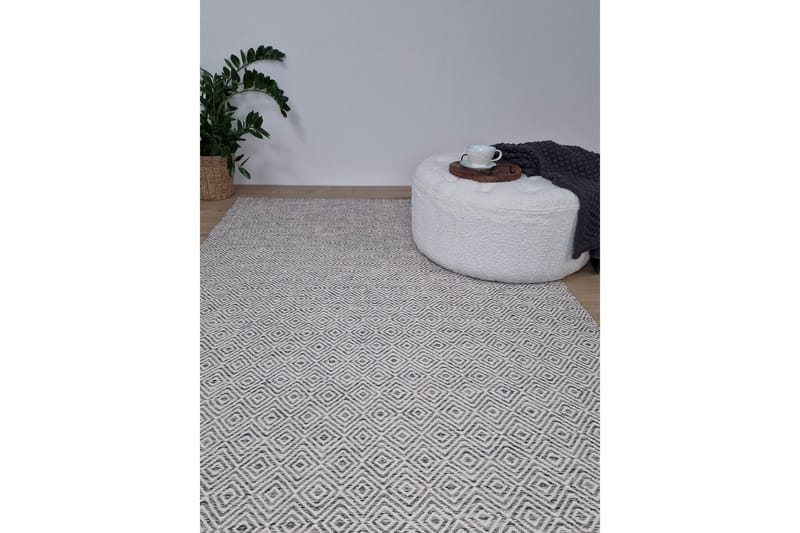 Gåsöga Ullteppe 300x400 cm Rektangulær - Grå - Tekstiler & tepper - Teppe & matte - Moderne matte - Ullteppe