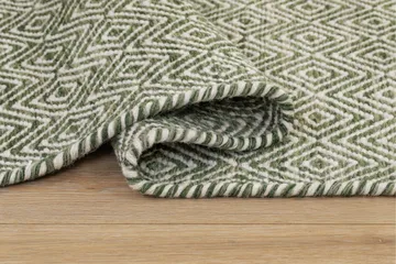 Gåsöga Ullteppe 300x400 cm Rektangulær - Grønn - Tekstiler & tepper - Teppe & matte - Moderne matte - Ullteppe