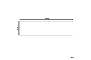 Gangmatte Goller 80x300 cm - Beige - Tekstiler & tepper - Teppe & matte - Moderne matte - Gangmatter