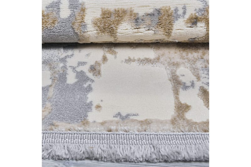 Gangmatte Naveena 120x350 cm Rektangulær - Grå/Beige/Creme - Gangmatter