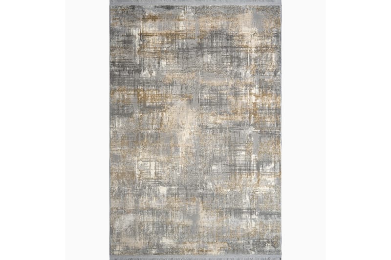 Gangmatte Naveena 120x450 cm Rektangulær - Grå/Beige/Creme - Gangmatter